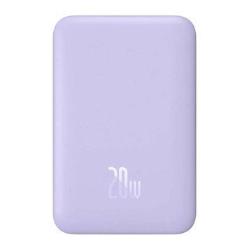 Power bank 20 000 mah Baseus Magnetic Mini Wireless Fast Charge 20W Purple 00646 фото