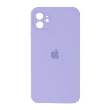 Silicone case Full camera iPhone 13 light purple 28575 фото