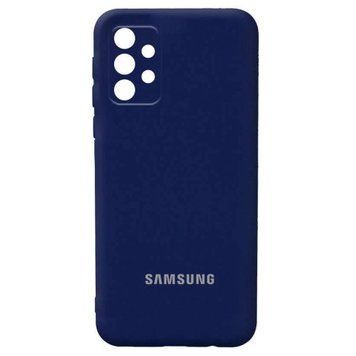 Silicone cover Full Samsung A24/A245F 2023 dark blue 32653 фото