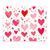 Килимок для мишки 23x18 Heart white 46069 фото