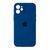 Silicone case Full camera iPhone 13 blue cobalt 34997 фото