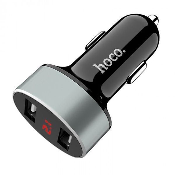 АЗП Hoco Z26 2.4A (2USB) black 20715 фото