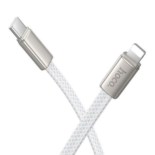Cable Hoco Type-C to Lightning X125 PD 30W 1m white 44879 фото