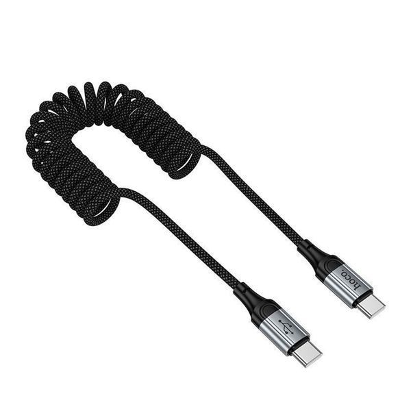 Cable Hoco Type-C to Type-C X121 60w/3A 1.5m black 44465 фото