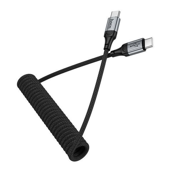 Cable Hoco Type-C to Type-C X121 60w/3A 1.5m black 44465 фото