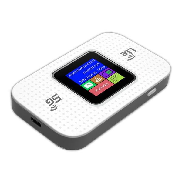 Мобільний Wi-Fi модем MF68E EL LED 4G white 42233 фото