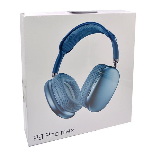 Навушники Big Bluetooth P9 Pro Max blue 32831 фото