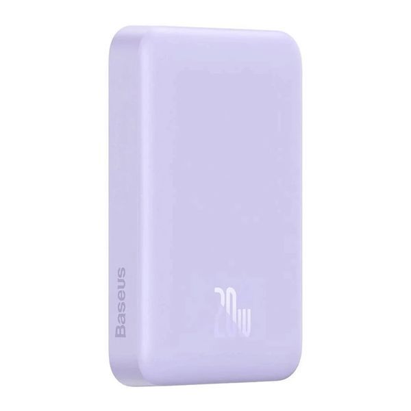 Power bank 20 000 mah Baseus Magnetic Mini Wireless Fast Charge 20W Purple 00646 фото