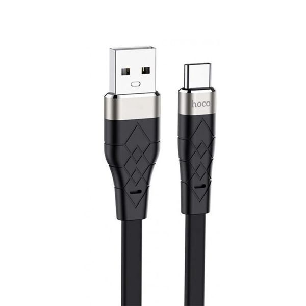 USB Cable Hoco Type-C X53 3A 1m black 23887 фото
