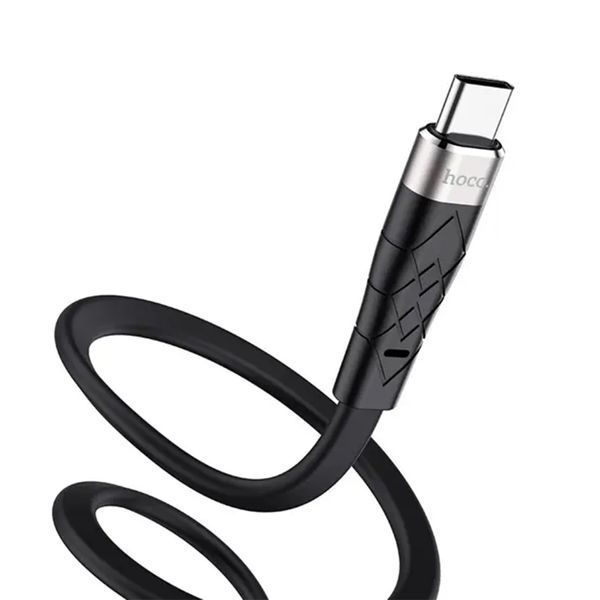 USB Cable Hoco Type-C X53 3A 1m black 23887 фото