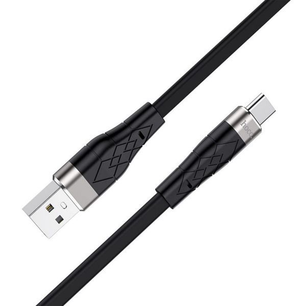 USB Cable Hoco Type-C X53 3A 1m black 23887 фото