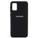 Silicone cover Full Samsung A22/M22/M32 black 25824 фото