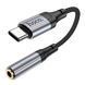 AUX Hoco LS36 to Type-C adapter black 46830 фото 2