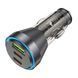 АЗП Hoco NZ12D PD 60W/3A QC3.0 18W (1USB-2USB-C) LED black 37675 фото 2
