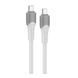 Cable Hoco Type-C to Type-C X106 240W/3A 2m silver 36407 фото 1