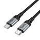 Cable Hoco Type-C to Type-C X121 60w/3A 1.5m black 44465 фото 5