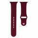 Ремінець Apple watch 42/44/45mm silicone marsala 34715 фото 2
