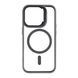 Силікон iPhone 14 Pro MagSafe with Camera Lens armor grey 41868 фото 1