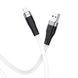 USB Cable Hoco Lightning X53 2.4A 1m white 19208 фото 3