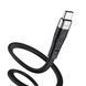 USB Cable Hoco Type-C X53 3A 1m black 23887 фото 4