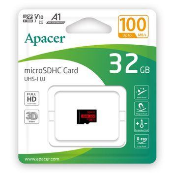 MicroSD 32GB Apacer UHS-1 V10 100R Class 10 UA 36348 фото