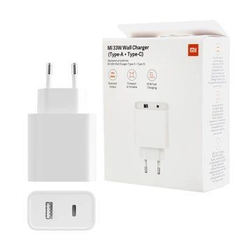 МЗП Xiaomi 33W Wall Charger USB-C/USB (BHR4996GL) білий UA 27814 фото