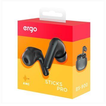 Навушники Air Bluetooh Ergo BS-900 Sticks Pro black UA 05963 фото
