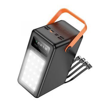 Power bank 120 000 mah Hoco DB120 Prometheus 22.5W fully compatible PB/Lamp/ Black 00691 фото