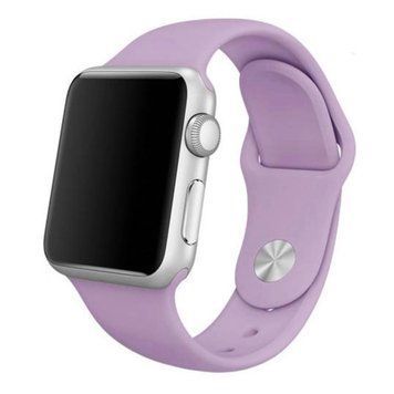 Ремінець Apple watch 42/44/45mm silicone light purple 25496 фото