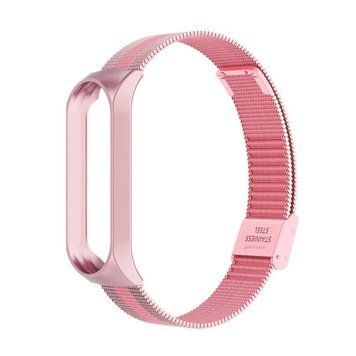 Ремінець Xiaomi Mi Band 5/6 Milanese Loop magnet pink 30898 фото