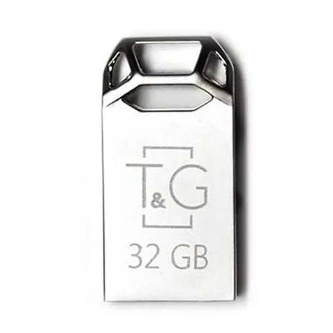 USB Flash 32 GB T&G 110 Metal Silver 23196 фото
