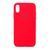 Silicone case Full iPhone X/XS red 00395 фото