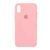 Silicone case Full iPhone Xr pink 01967 фото