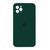 Silicone case Full square close camera iPhone 11 Pro hunter green 34830 фото
