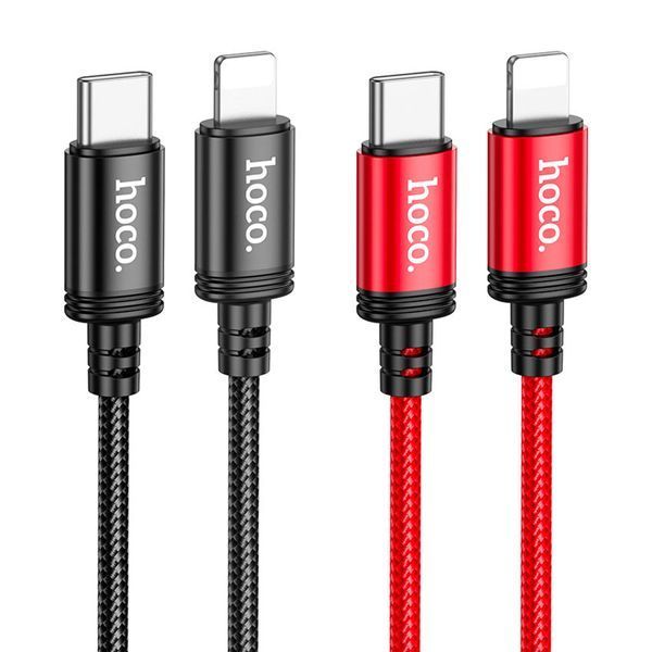 Cable Hoco Type-C to Lightning X89 27W/3A 1m black 44471 фото