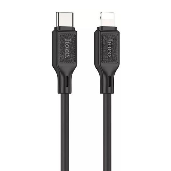Cable Hoco Type-C to Lightning X90 3A 1m black 37880 фото