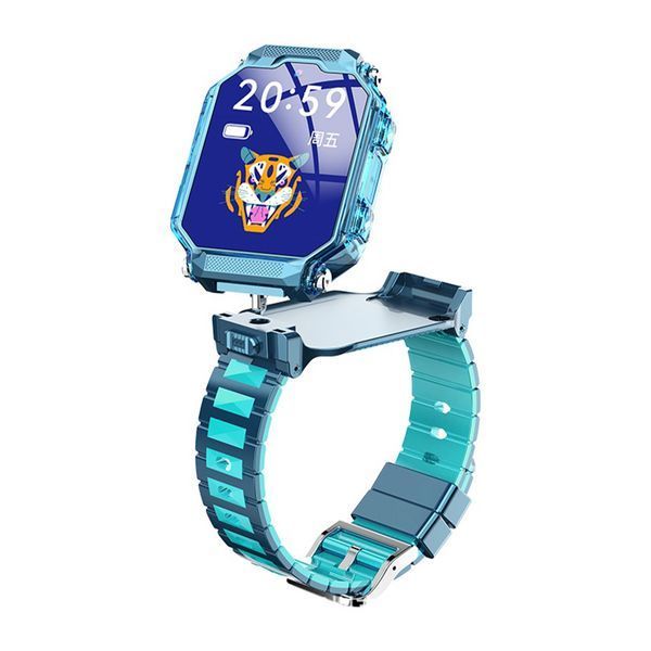 Дитячий годинник С006 +машинка + брелок blue 38585 фото