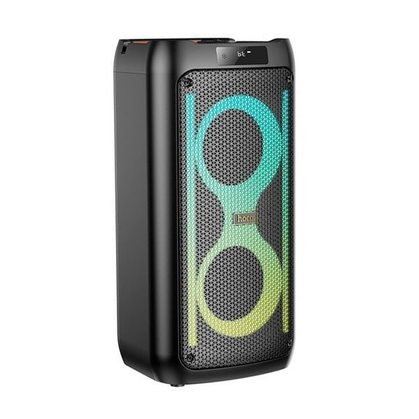 Колонка Bluetooth Hoco HA6 black+1 мікрофон black 38914 фото