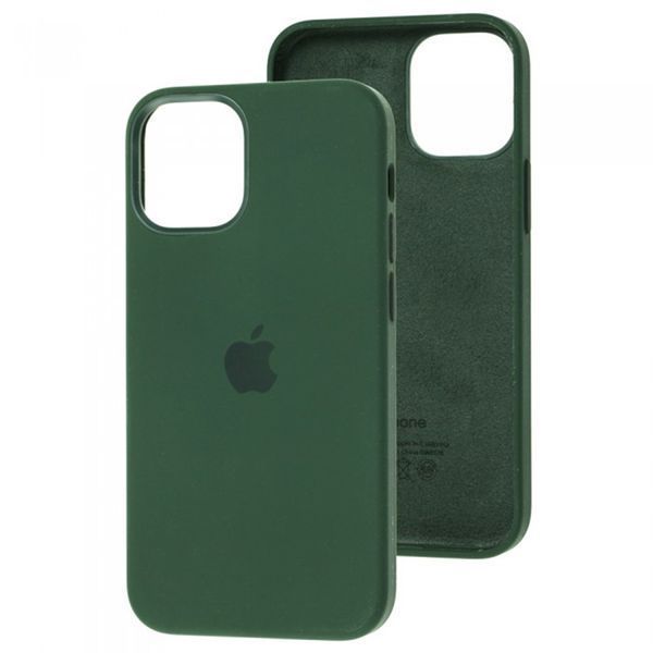 Silicone case Full iPhone 12/12 Pro green 28537 фото
