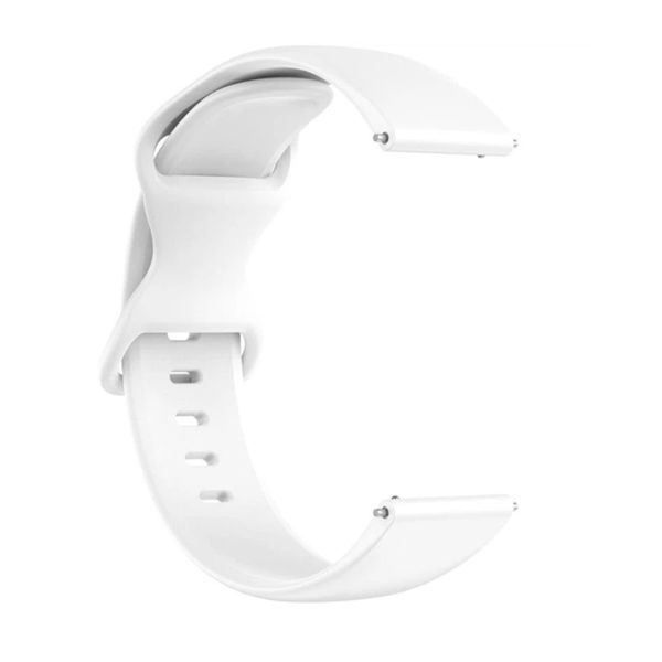 Універсальний ремінець 22mm silicone застібка white 48645 фото