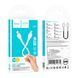 Cable Hoco Type-C to Type-C X37 60W/3A 0.5m white 34358 фото 1
