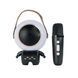 Колонка Bluetooth X66 космонавт 2 мікрофон дитяче караоке white 37683 фото 2
