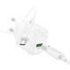 МЗП Hoco CS52A QC3.0 3A (1USB) + cable Micro white 41618 фото 2