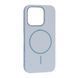 Силікон iPhone 13 Pro MagSafe ColorShine blue 41533 фото 1