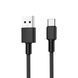 USB Cable Hoco Type-C X29 3A 1m black 31114 фото 1