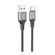 USB Cable Hoco Type-C X92 2.4A 3m black 37080 фото 2