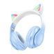 Навушники Big Bluetooth Hoco W42 Cat blue 33096 фото 2