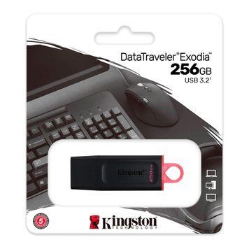 USB Flash 256 GB Kingston DT Exodia Black-Pink 3.2 31214 фото