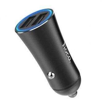 АЗП Hoco Z30A 3.1A (2USB) black 21530 фото