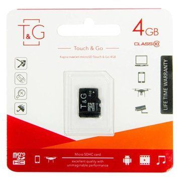 MicroSD 4Gb T&G Class 10 UA 26490 фото